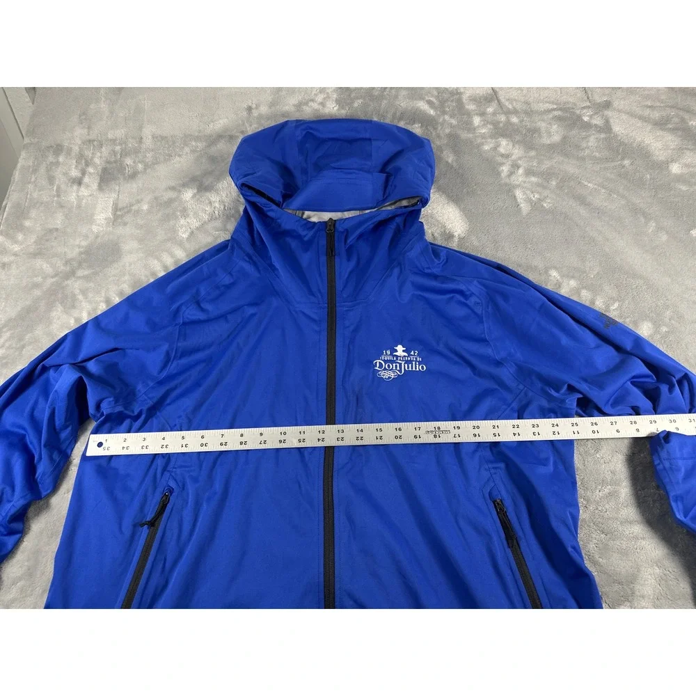 The North Face Mens Blue Don Julio Tequila Hooded Softshell Jacket XXL Full Zip